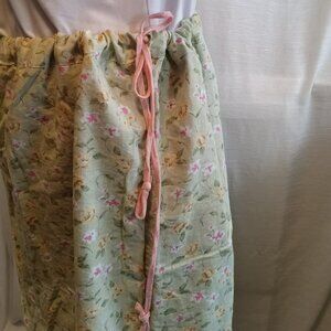 Unique handmade Asymmetrical floral skirt